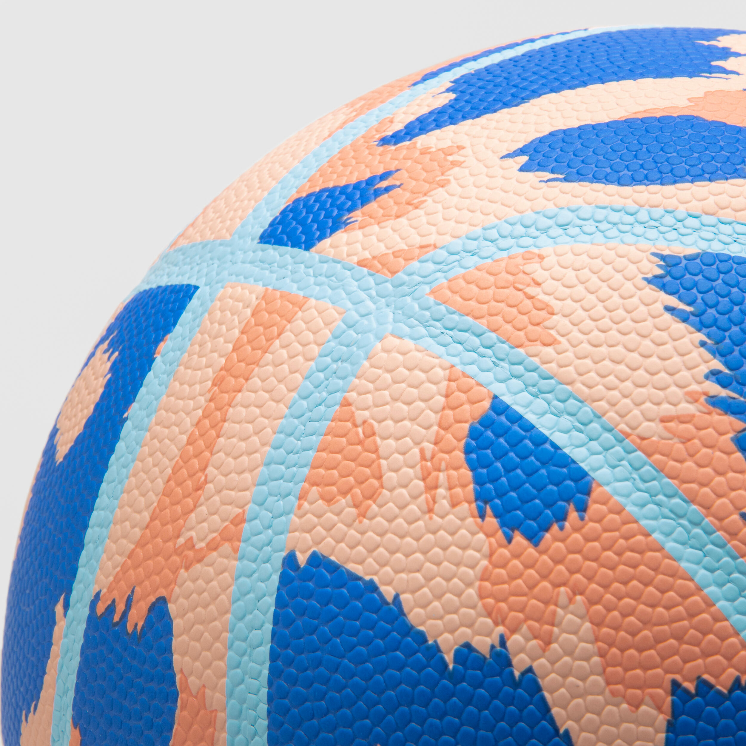 Ballon de basketball taille 4 - WIZZY K500L rose bleu 13/13