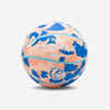 Detská basketbalová lopta K500 veľkosť 4 ružovo-modrá