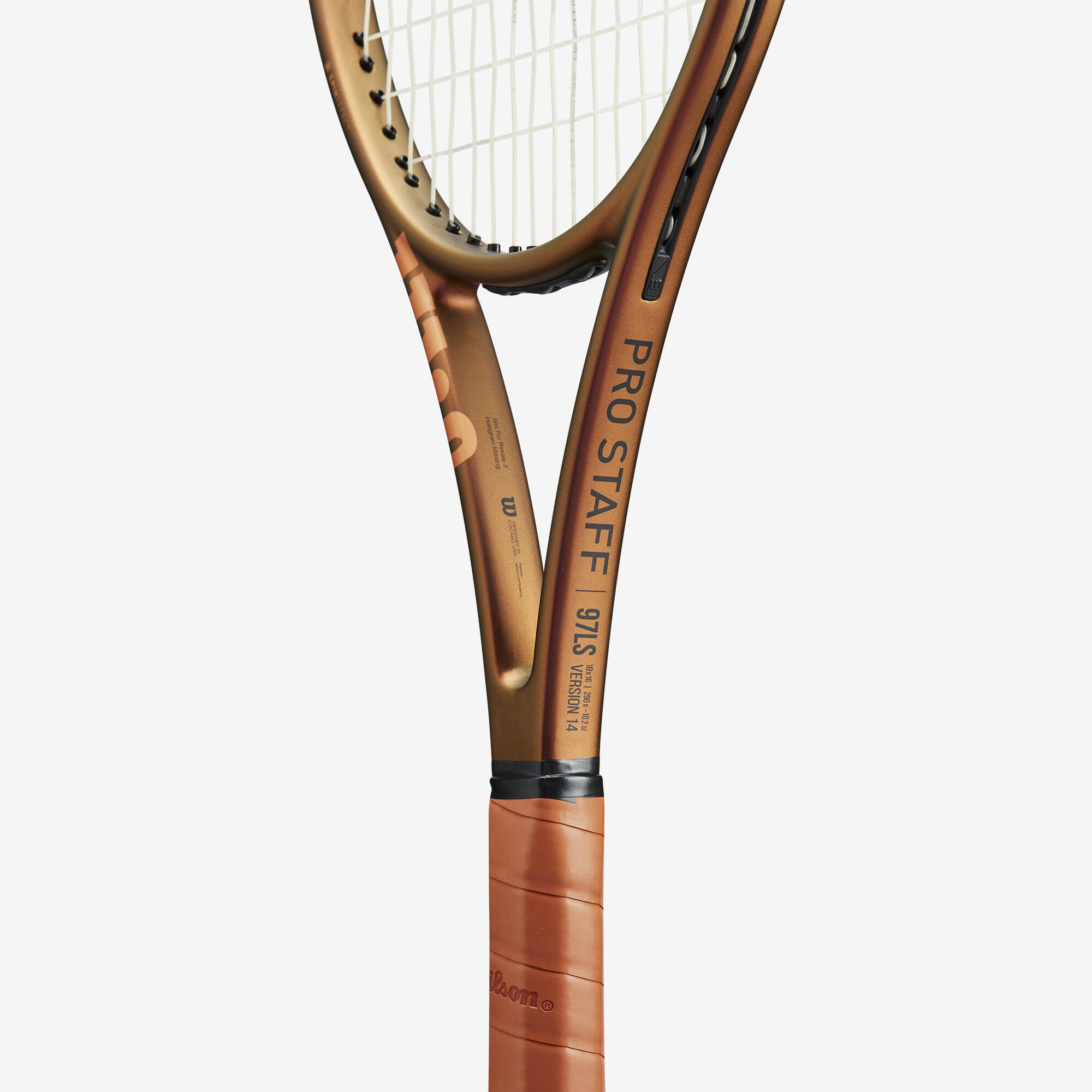 ADULT TENNIS RACKET - WILSON PRO STAFF 97LS V14 COPPER 290G