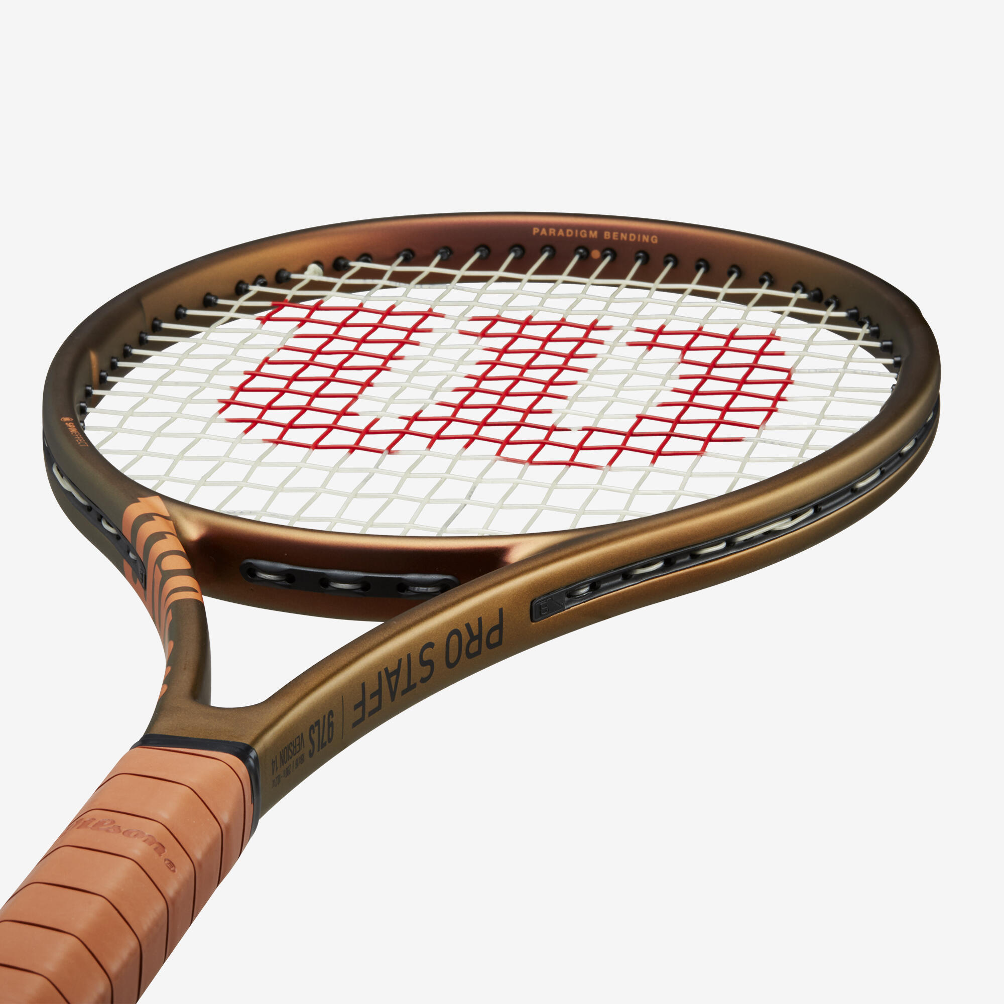 ADULT TENNIS RACKET - WILSON PRO STAFF 97LS V14 COPPER 290G