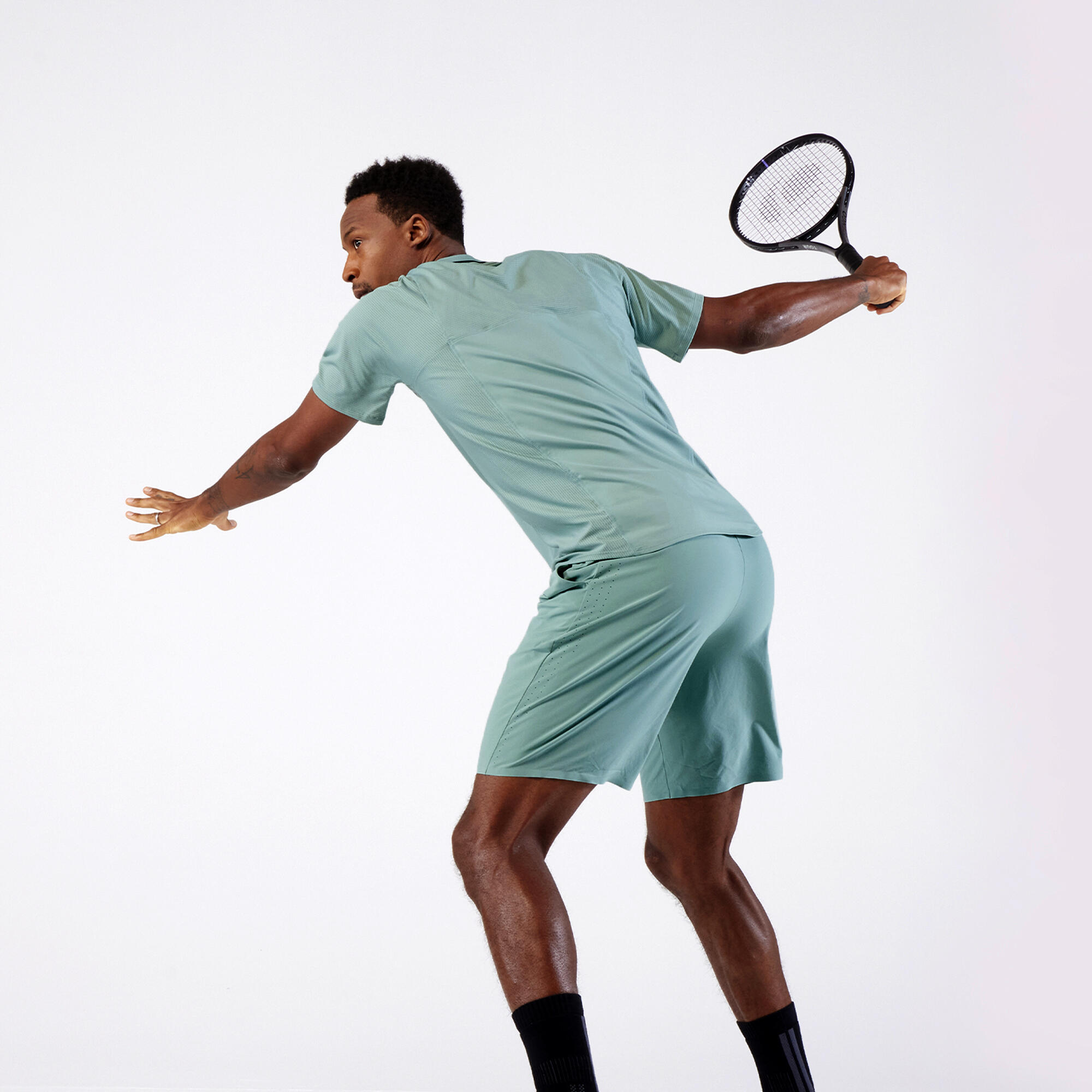 Men's Tennis Shorts Dry+ - Verdigris 5/10