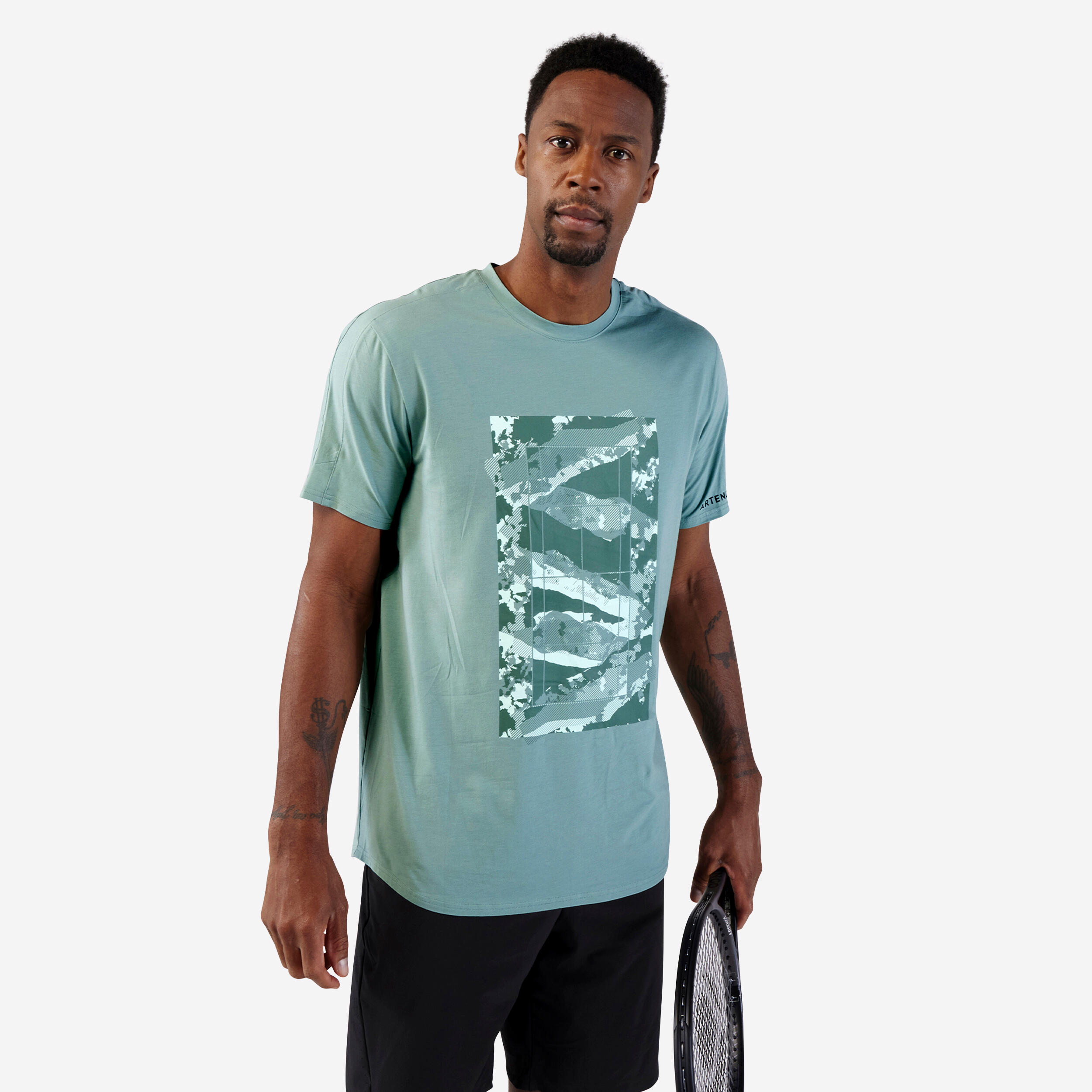 ARTENGO T-Shirt de Tennis homme - Soft argile