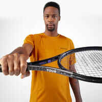 Camiseta de tenis manga corta hombre - Artengo DRY ocre Gaël Monfils