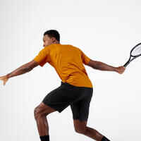 Camiseta de tenis manga corta hombre - Artengo DRY ocre Gaël Monfils