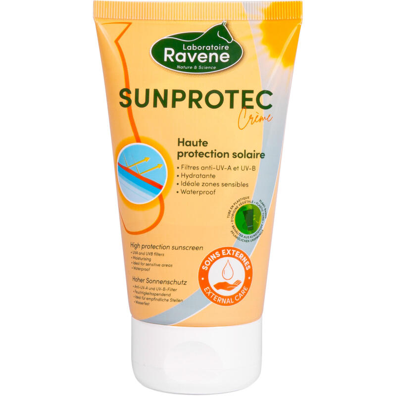 Crème solaire équitation haute protection Cheval et Poney - Sun protect 150 ml