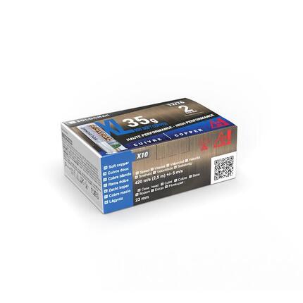 Cartouche xl900 35g calibre 12/76 bille soft copper n°2x10.