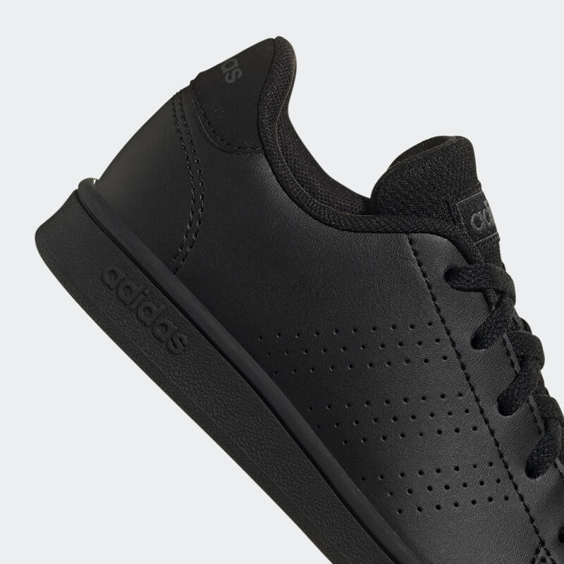 Încălțăminte șireturi Educație fizică ADIDAS ADVANTAGE Negru Copii