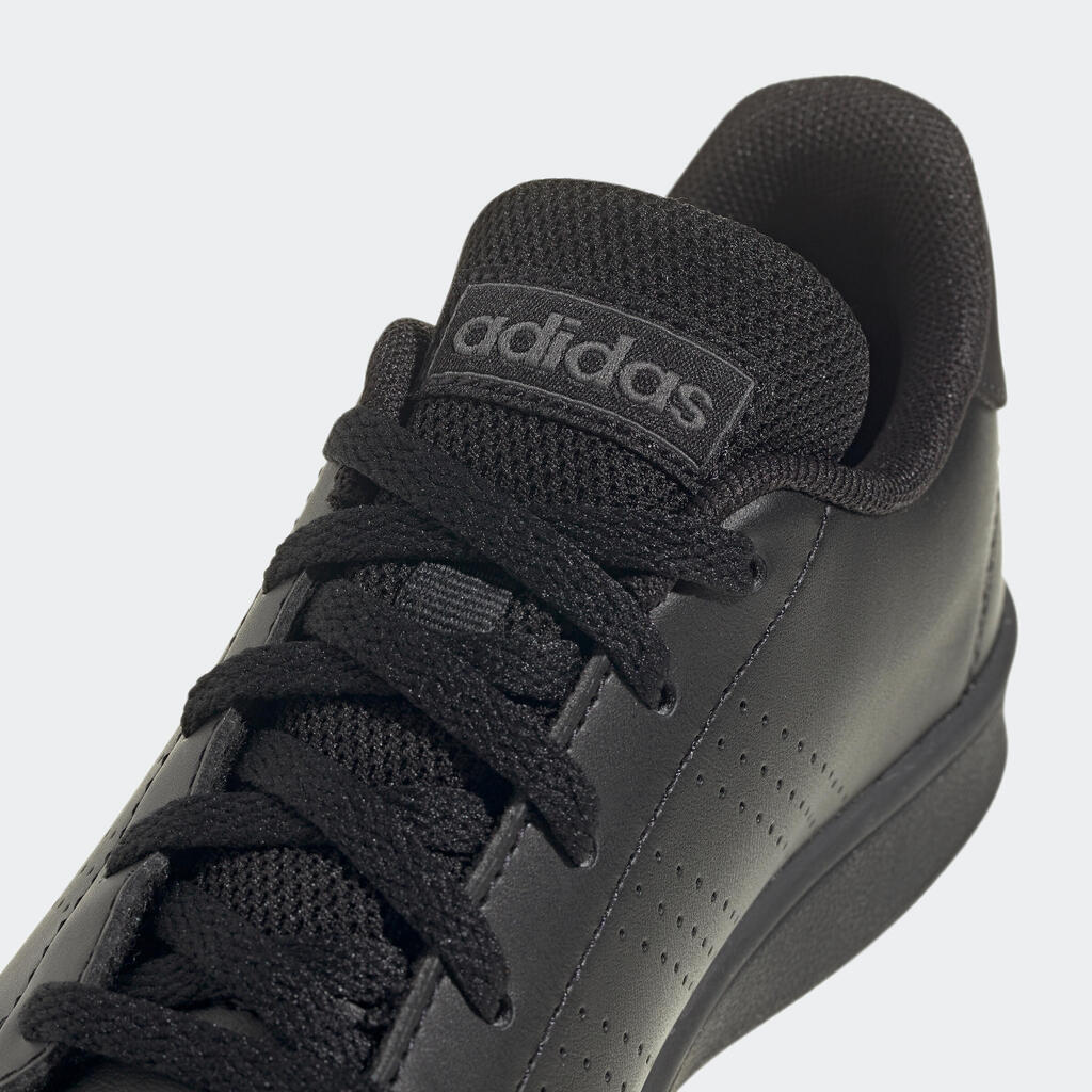 Detské tenisky Adidas Advantage na šnúrky od 35 do 39 čierne