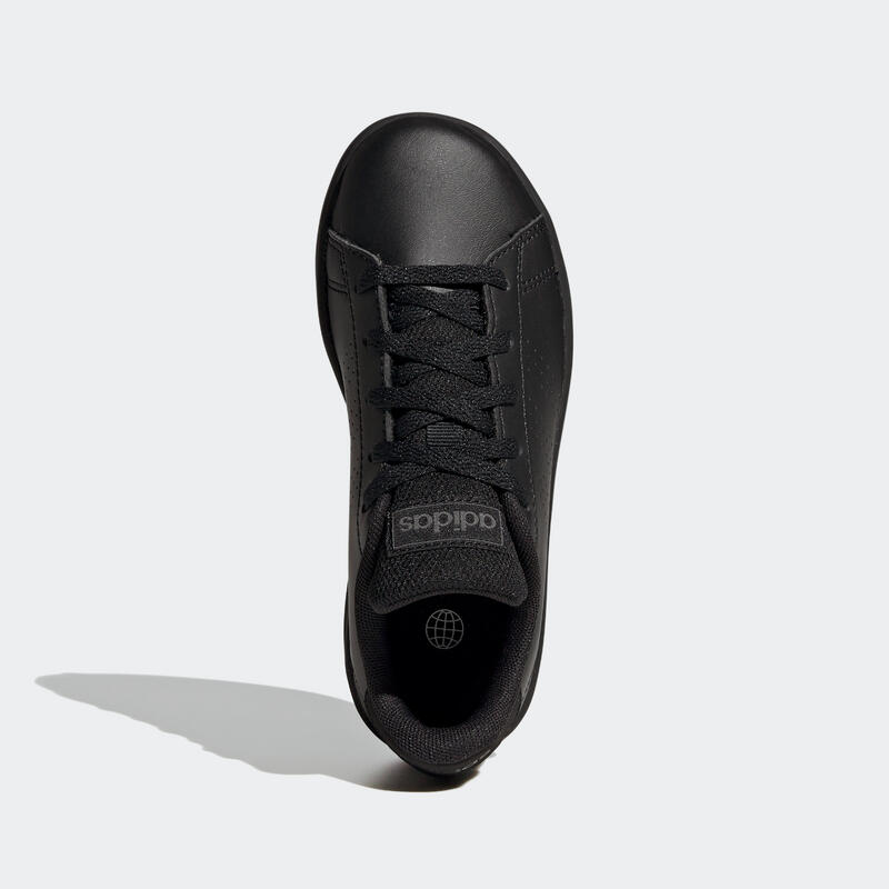 Încălțăminte șireturi Educație fizică ADIDAS ADVANTAGE Negru Copii