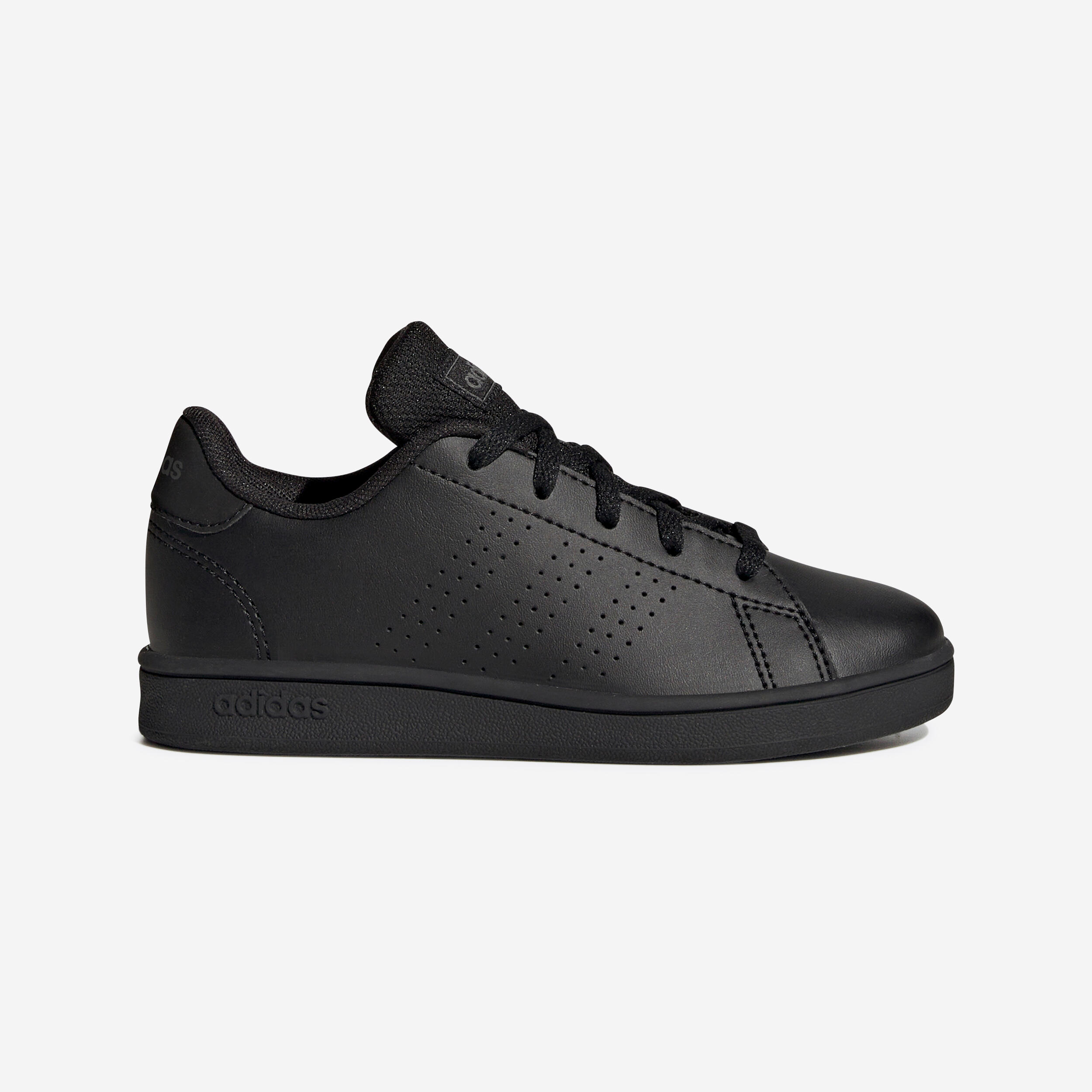 Detské tenisky Adidas Advantage na šnúrky od 35 do 39 čierne