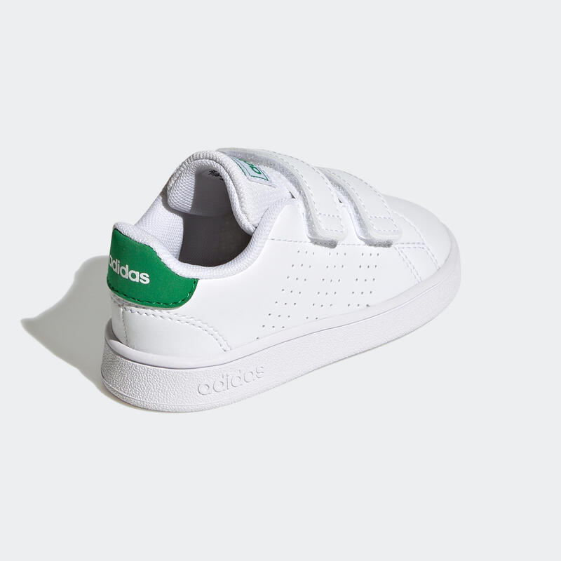 Încălțăminte benzi cu arici Baby gym ADIDAS ADVANTAGE Alb-Verde Copii 