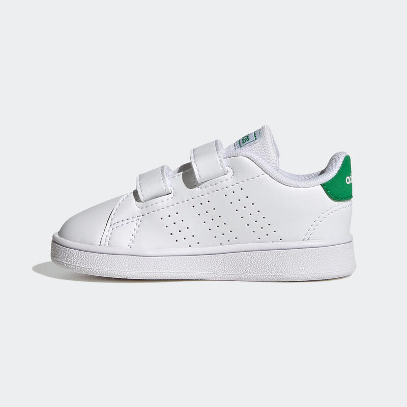 Încălțăminte benzi cu arici Baby gym ADIDAS ADVANTAGE Alb-Verde Copii 