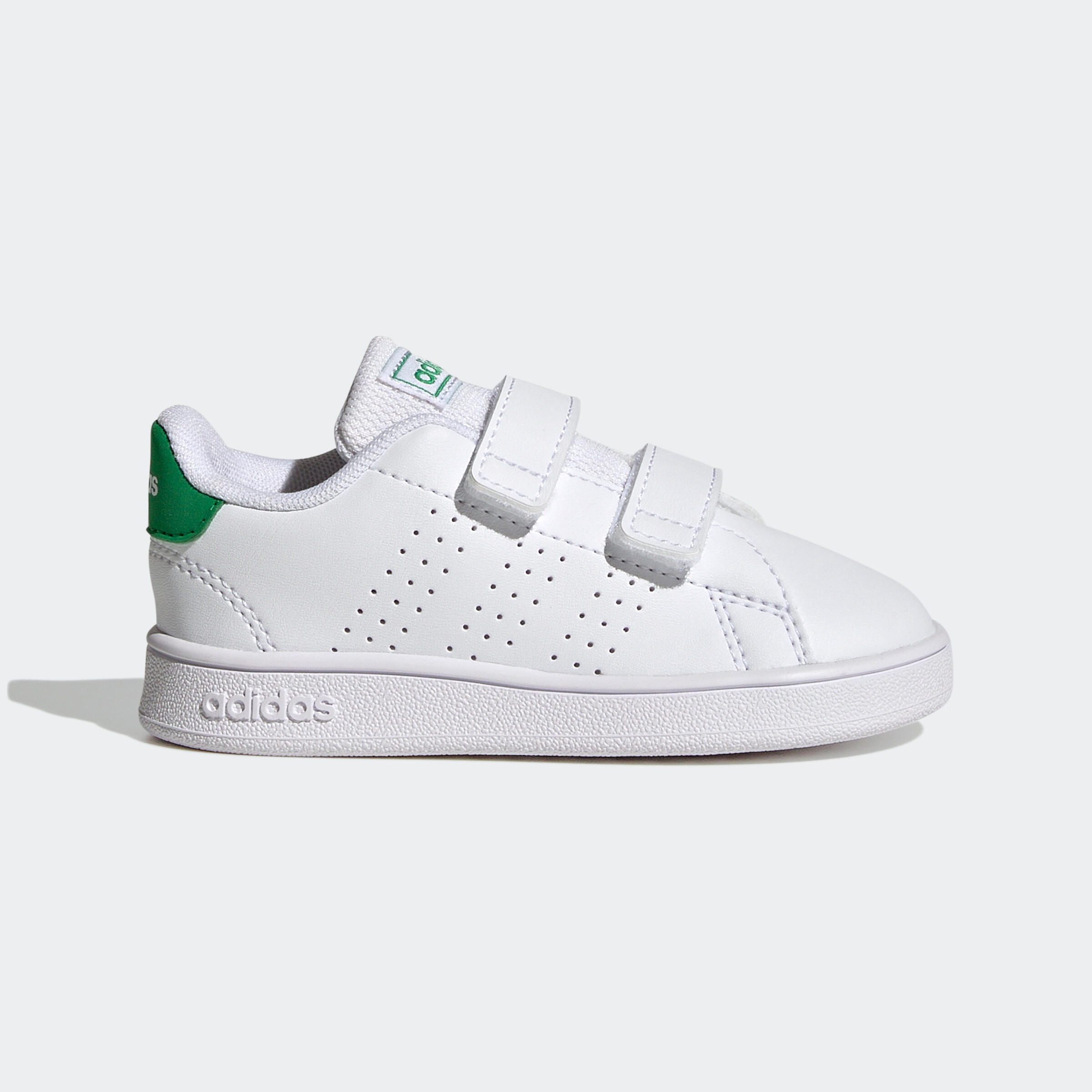 Baby Rip Tab Trainers Advantage White Green Decathlon
