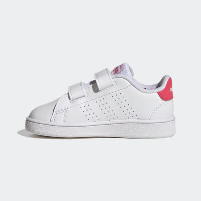 Sneakers met klittenband voor peuters advantage wit roze