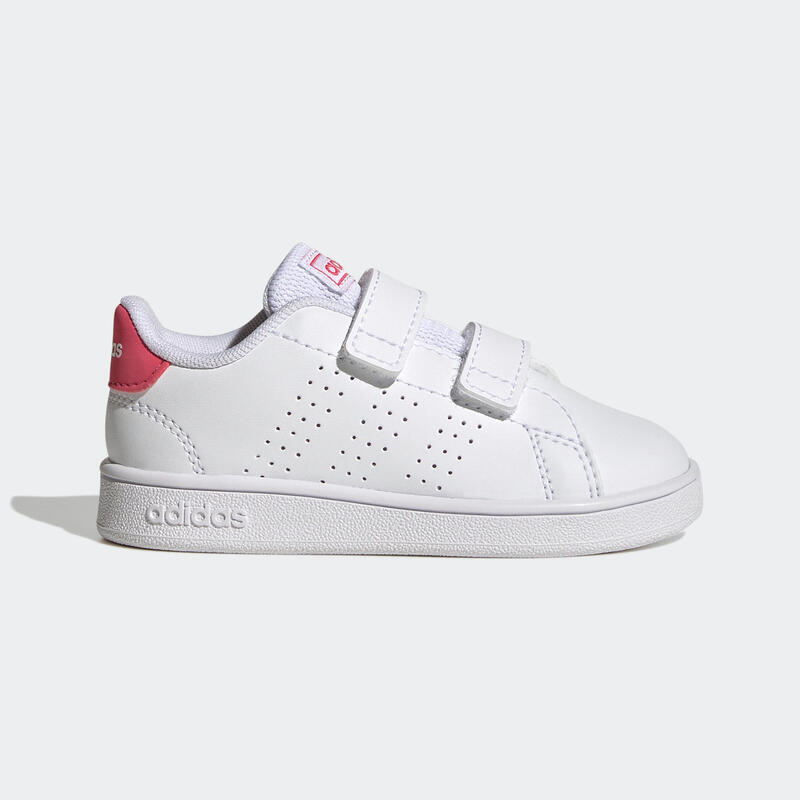 Scarpe da ginnastica Adidas baby ADVANTAGE bianco-rosa dal 20 al 27