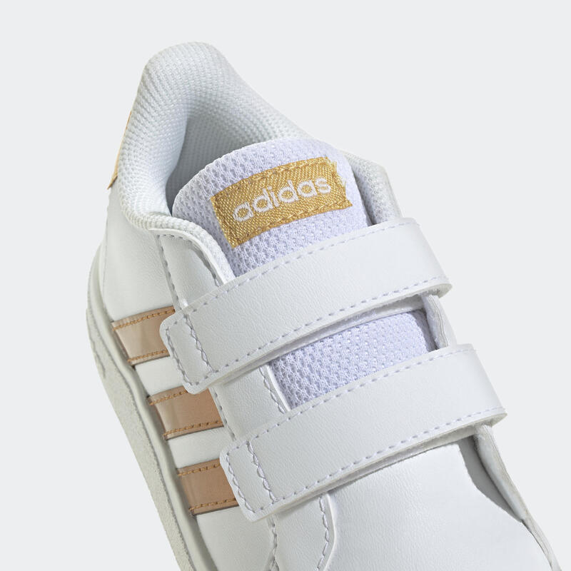 Scarpe da ginnastica Adidas baby GRAND COURT bianco-oro