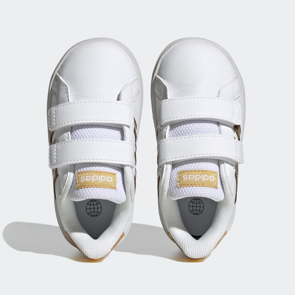 Baby Rip-Tab Trainers Grand Court - White/Gold