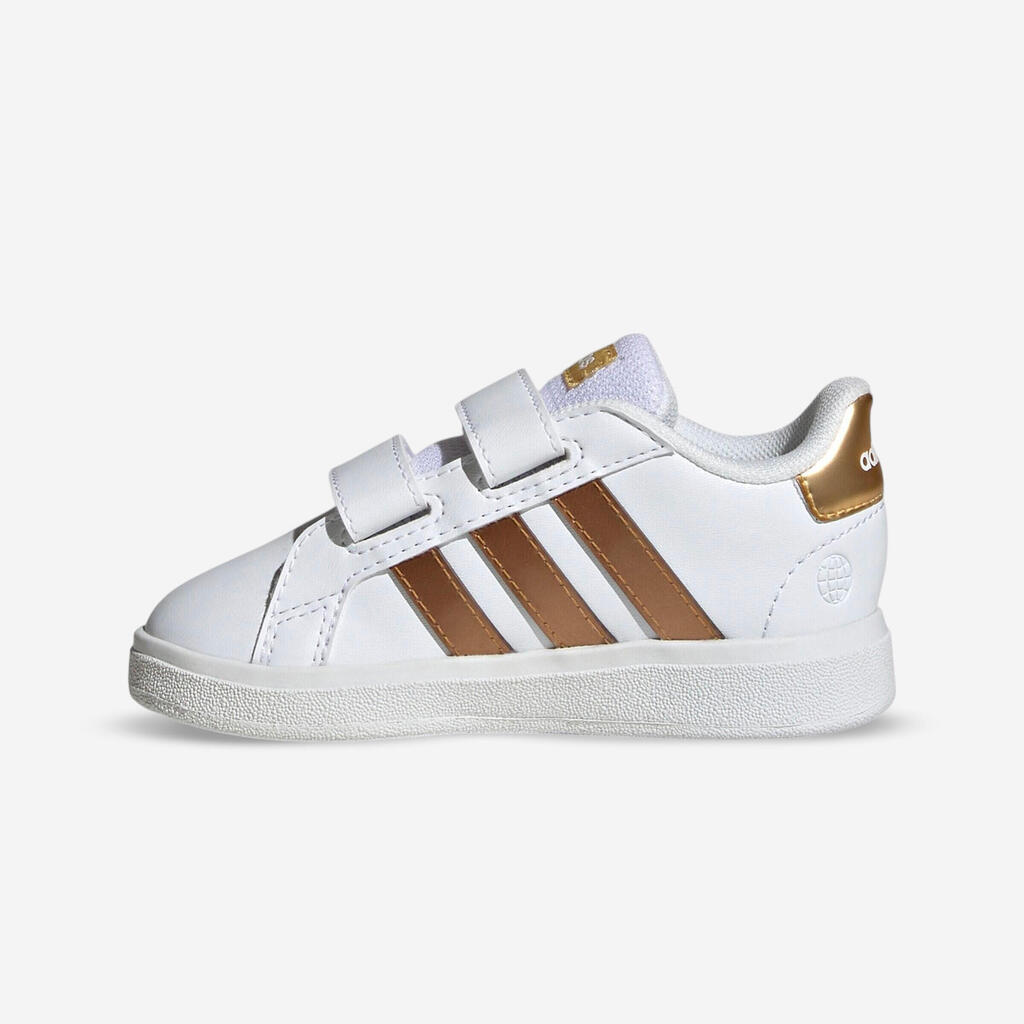 Baby Rip-Tab Trainers Grand Court - White/Gold