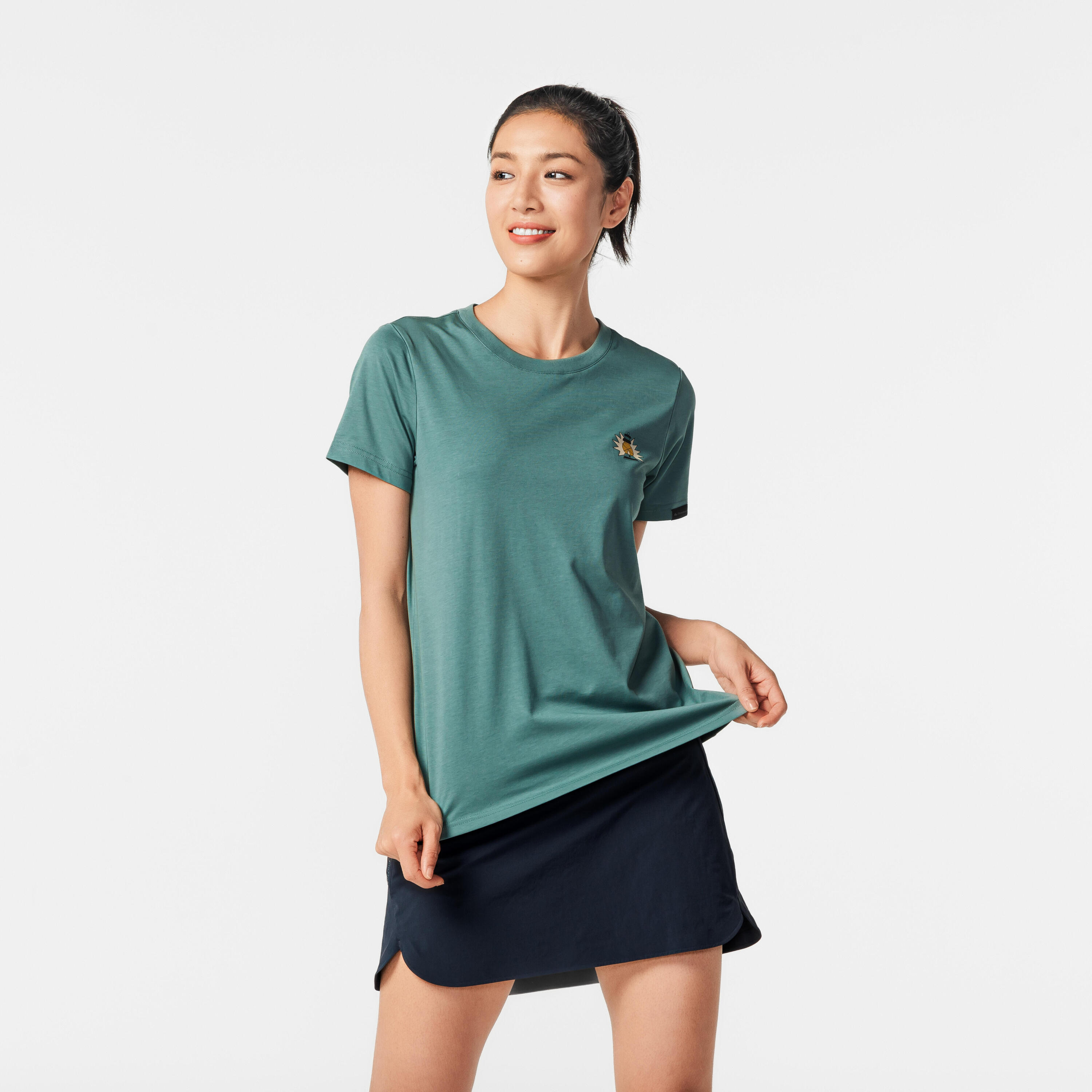 Hosenrock Rock/Shorts Damen Bergwandern - MH500 blau 51/62