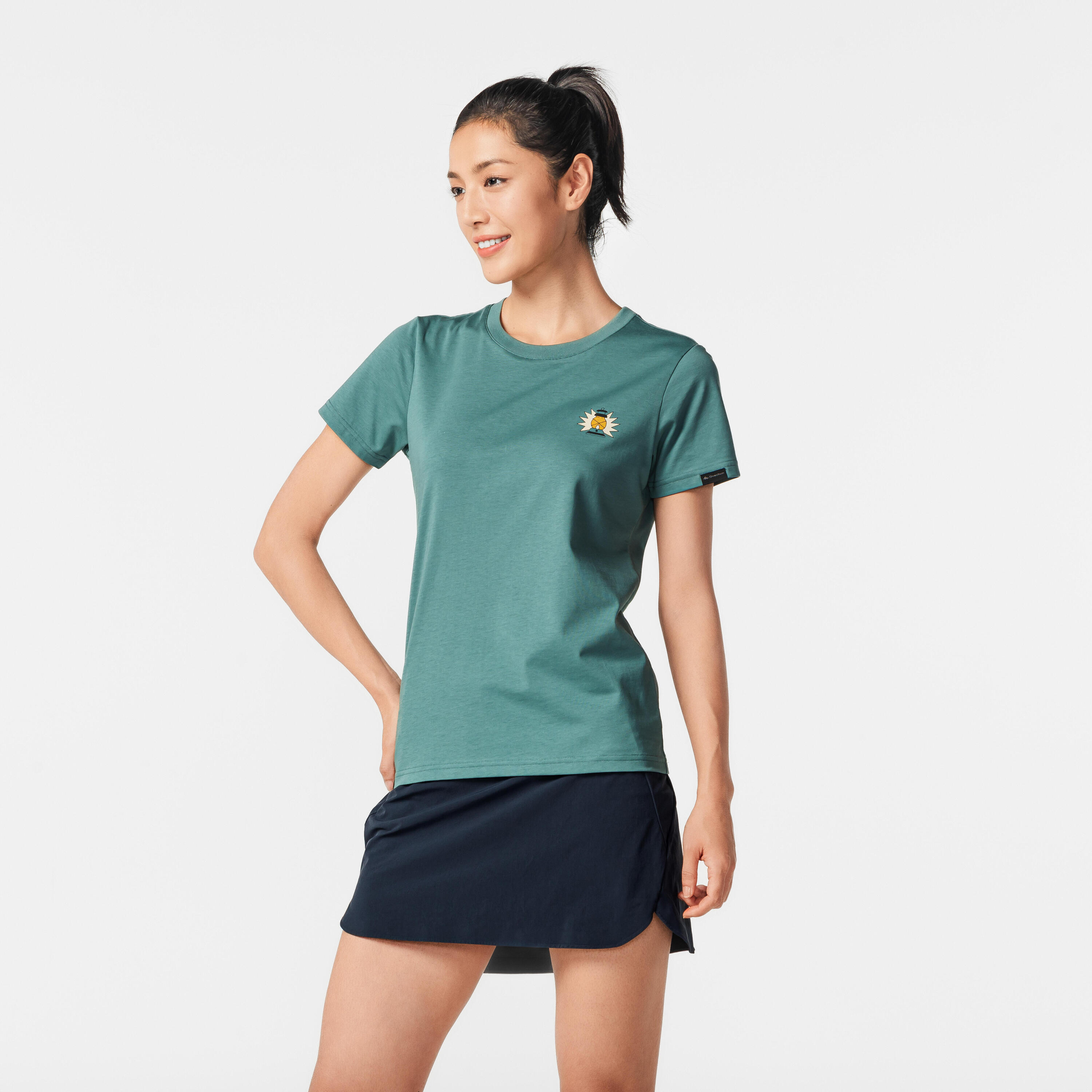 Hosenrock Rock/Shorts Damen Bergwandern - MH500 blau 50/62
