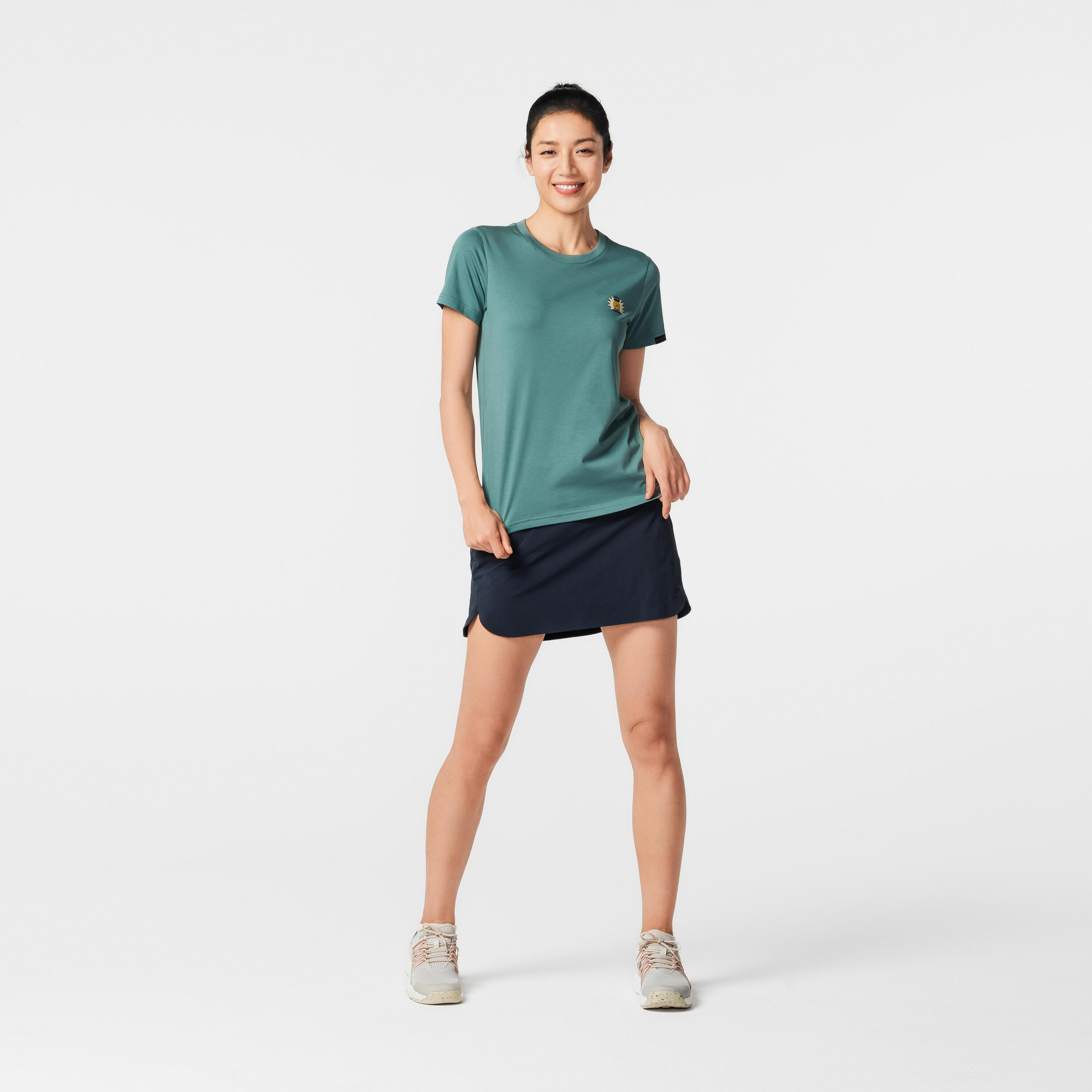 Hosenrock Rock/Shorts Damen Bergwandern - MH500 blau 47/62