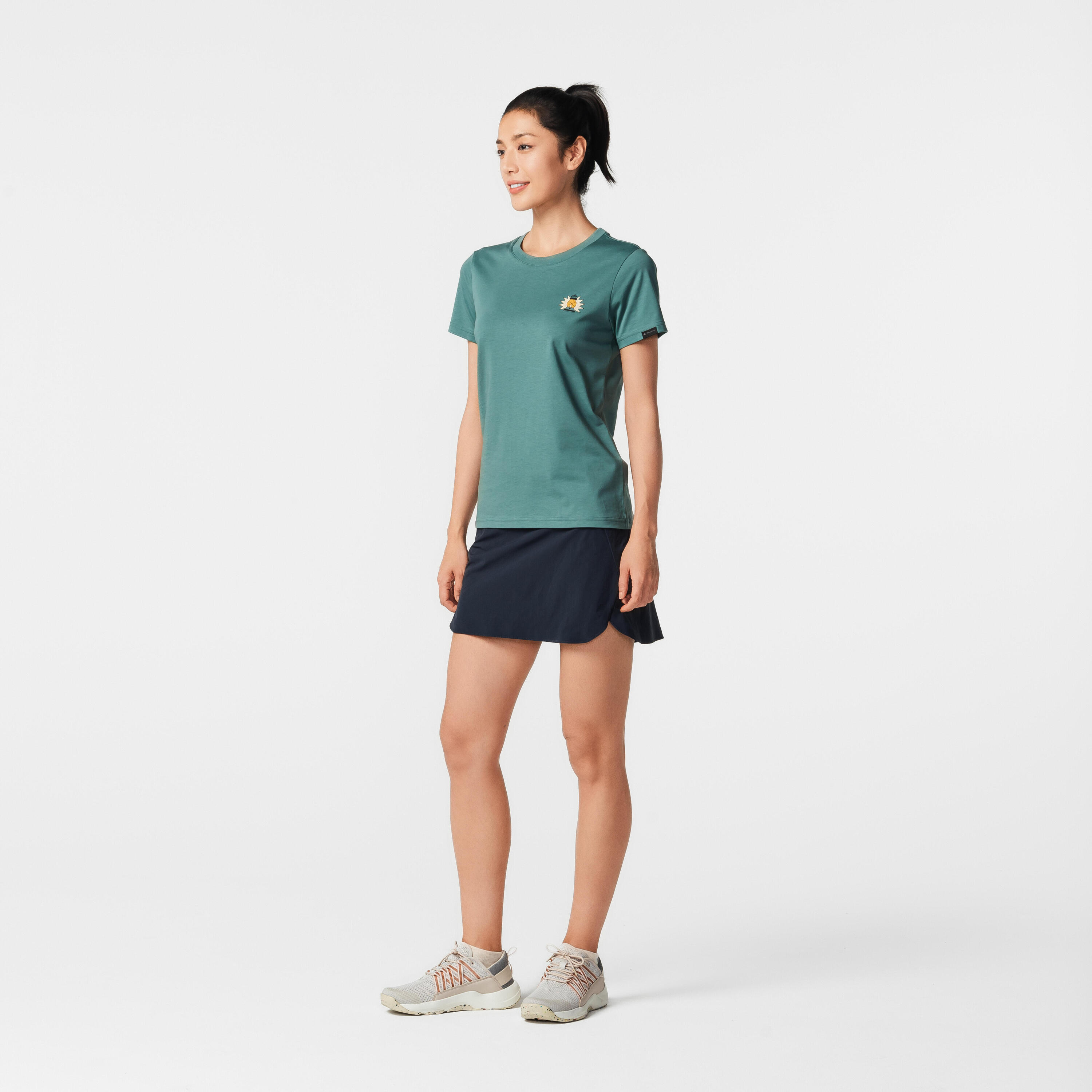 Hosenrock Rock/Shorts Damen Bergwandern - MH500 blau 45/62