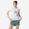 Women Dry Fit Skort with Pocket Ash Green - MH500