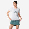 Women Dry Fit Skort with Pocket Ash Green - MH500