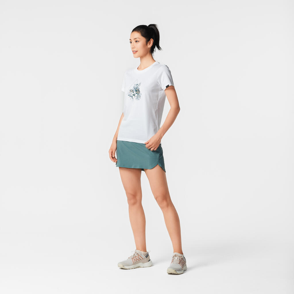 Falda-short de senderismo montaña - MH500 - Mujer 