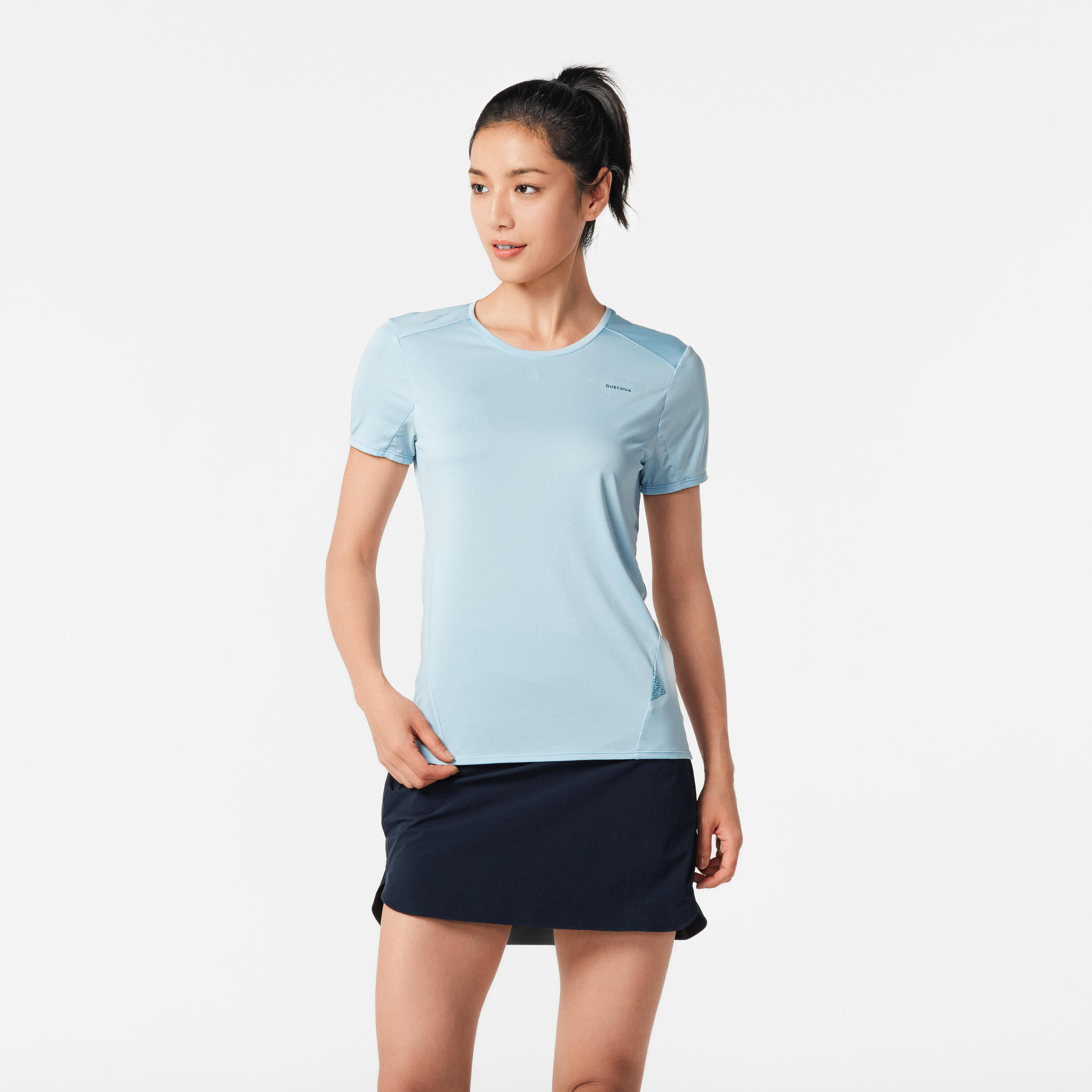 Hosenrock Rock/Shorts Damen Bergwandern - MH500 blau 38/62