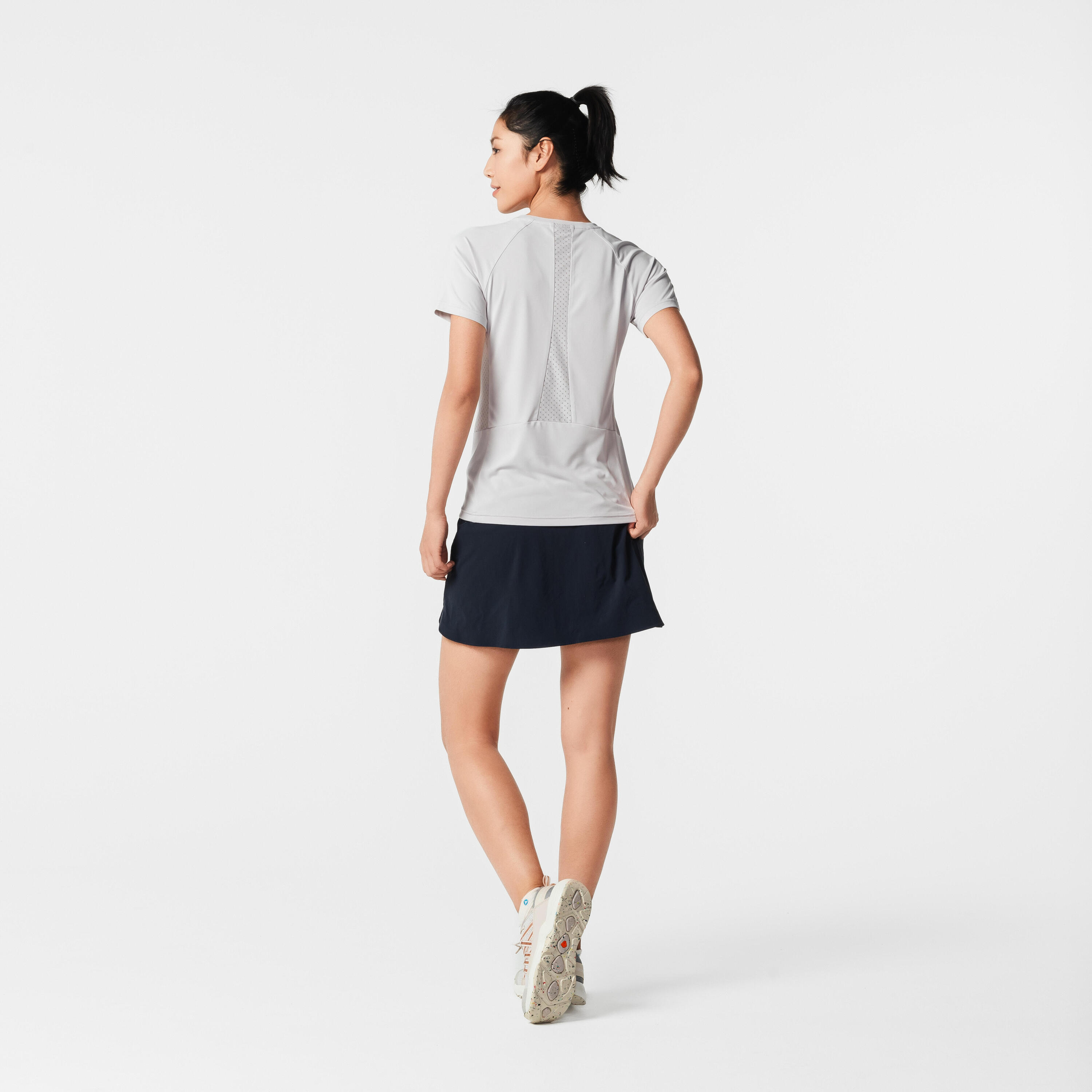 Hosenrock Rock/Shorts Damen Bergwandern - MH500 blau 33/62