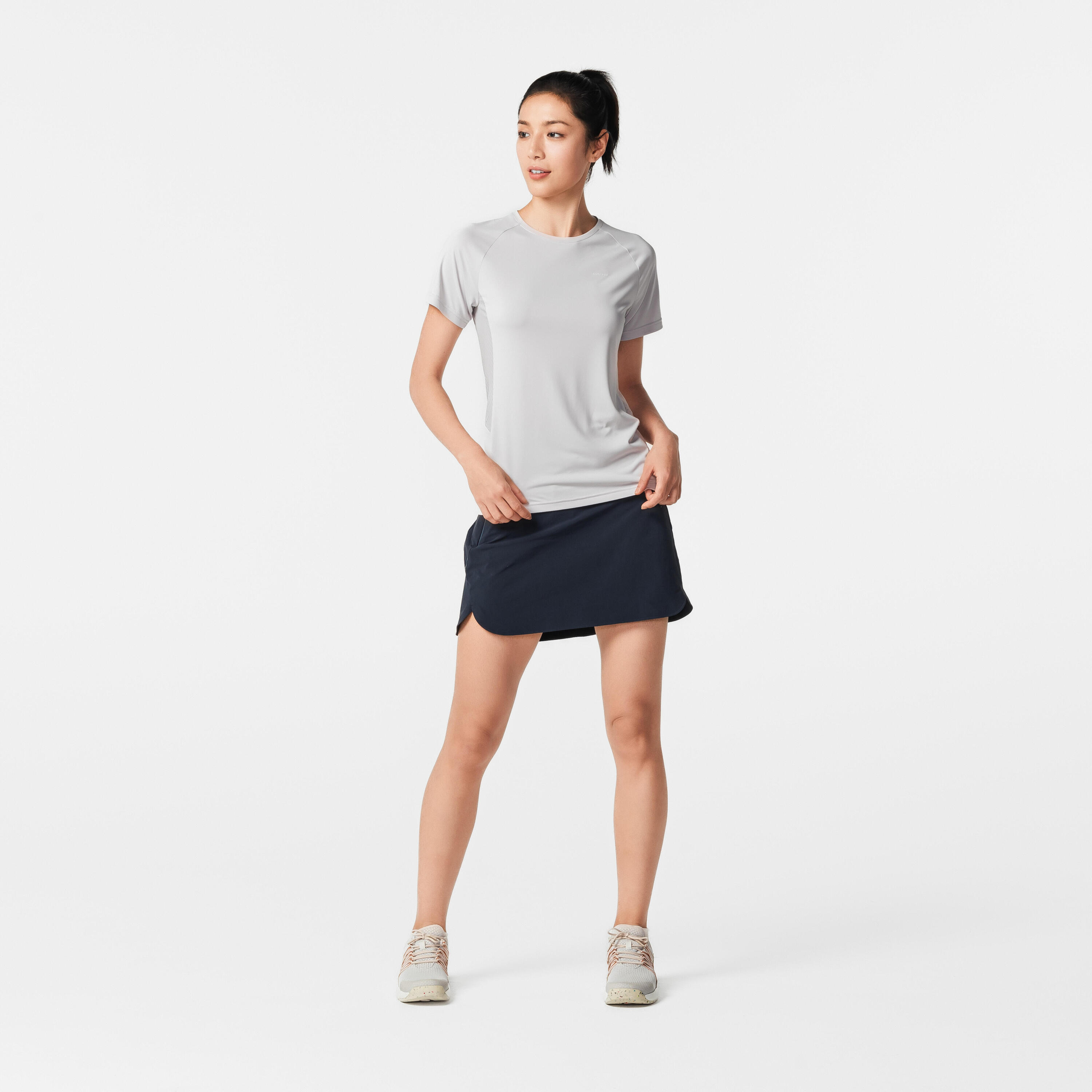 Hosenrock Rock/Shorts Damen Bergwandern - MH500 blau 32/62