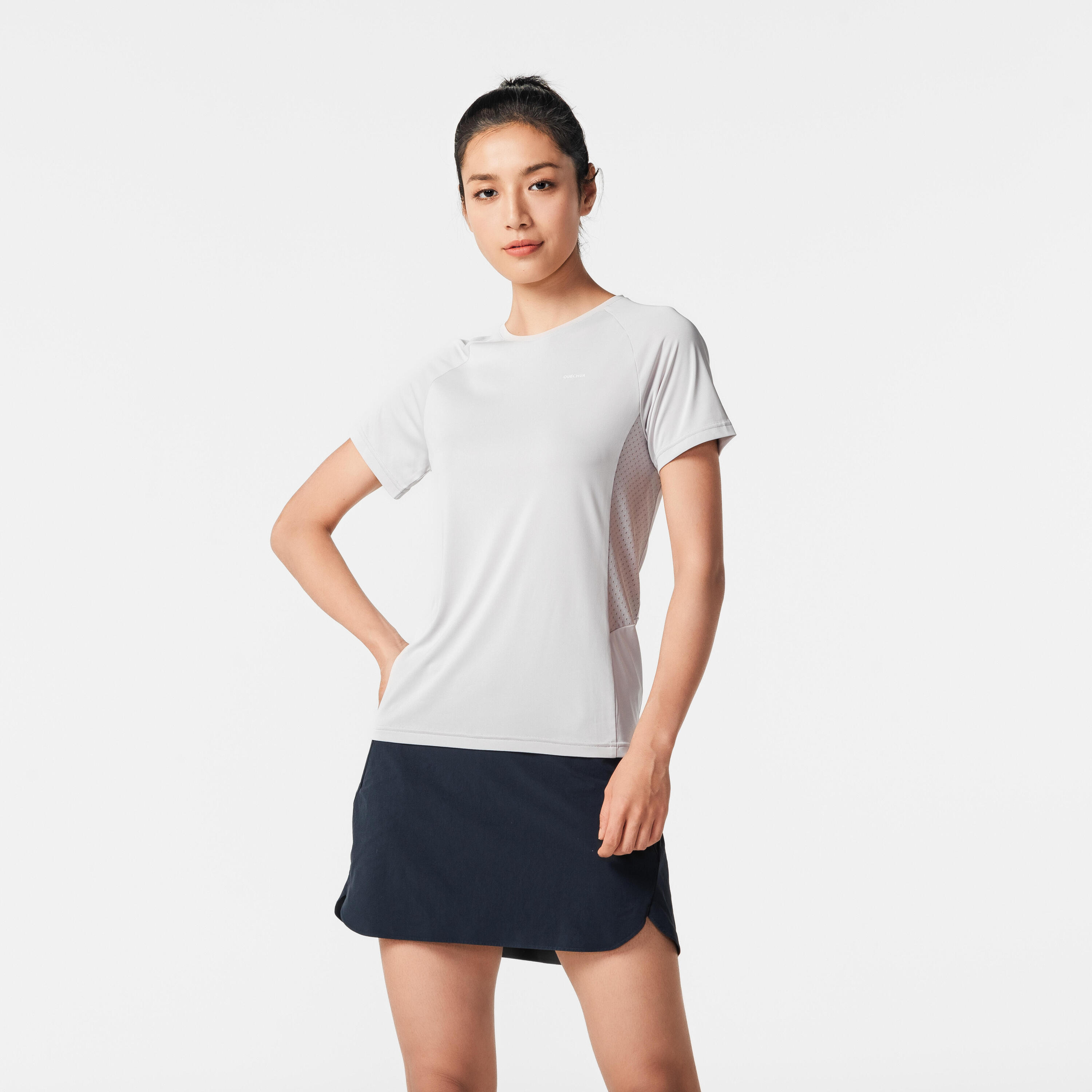 Hosenrock Rock/Shorts Damen Bergwandern - MH500 blau 31/62