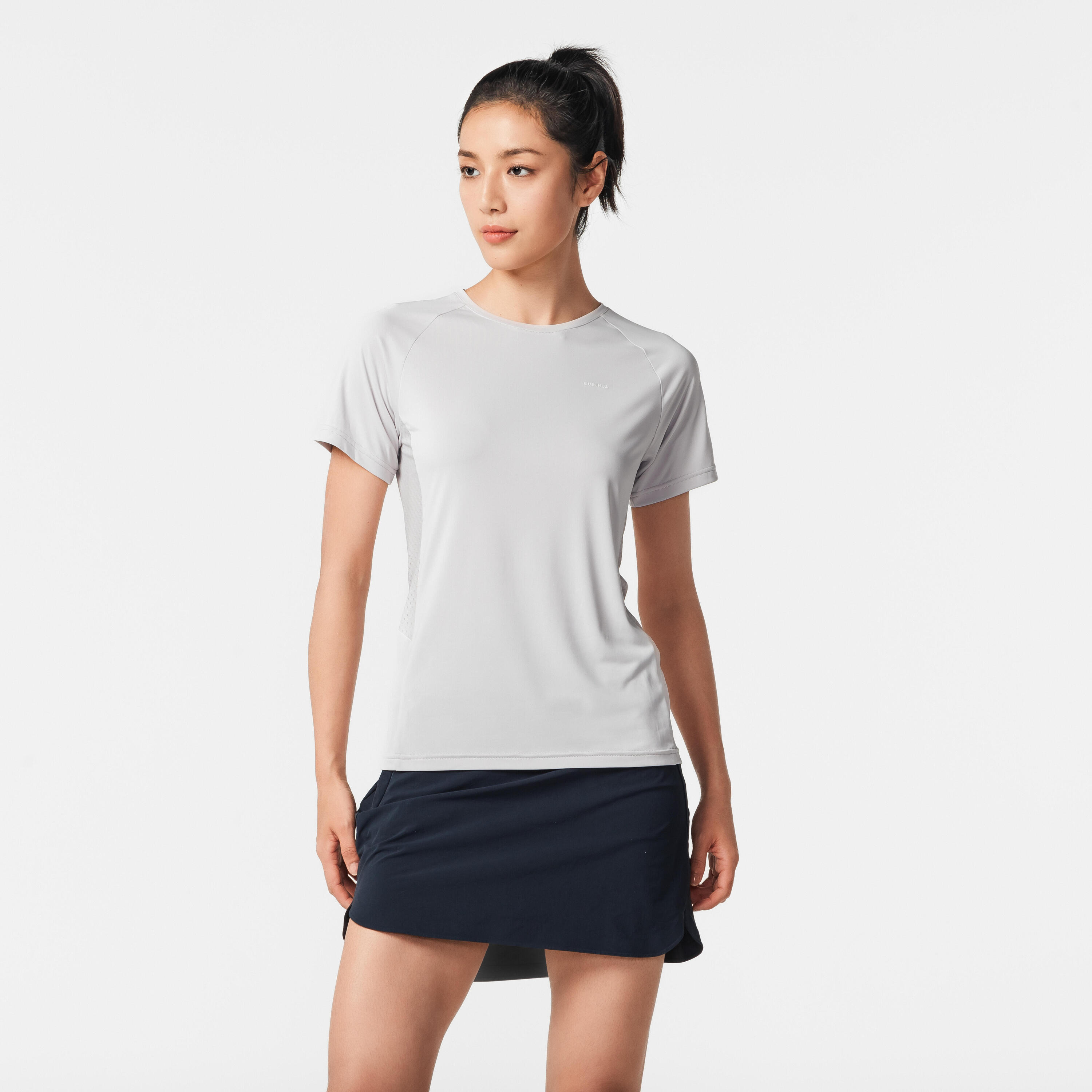 Hosenrock Rock/Shorts Damen Bergwandern - MH500 blau 30/62