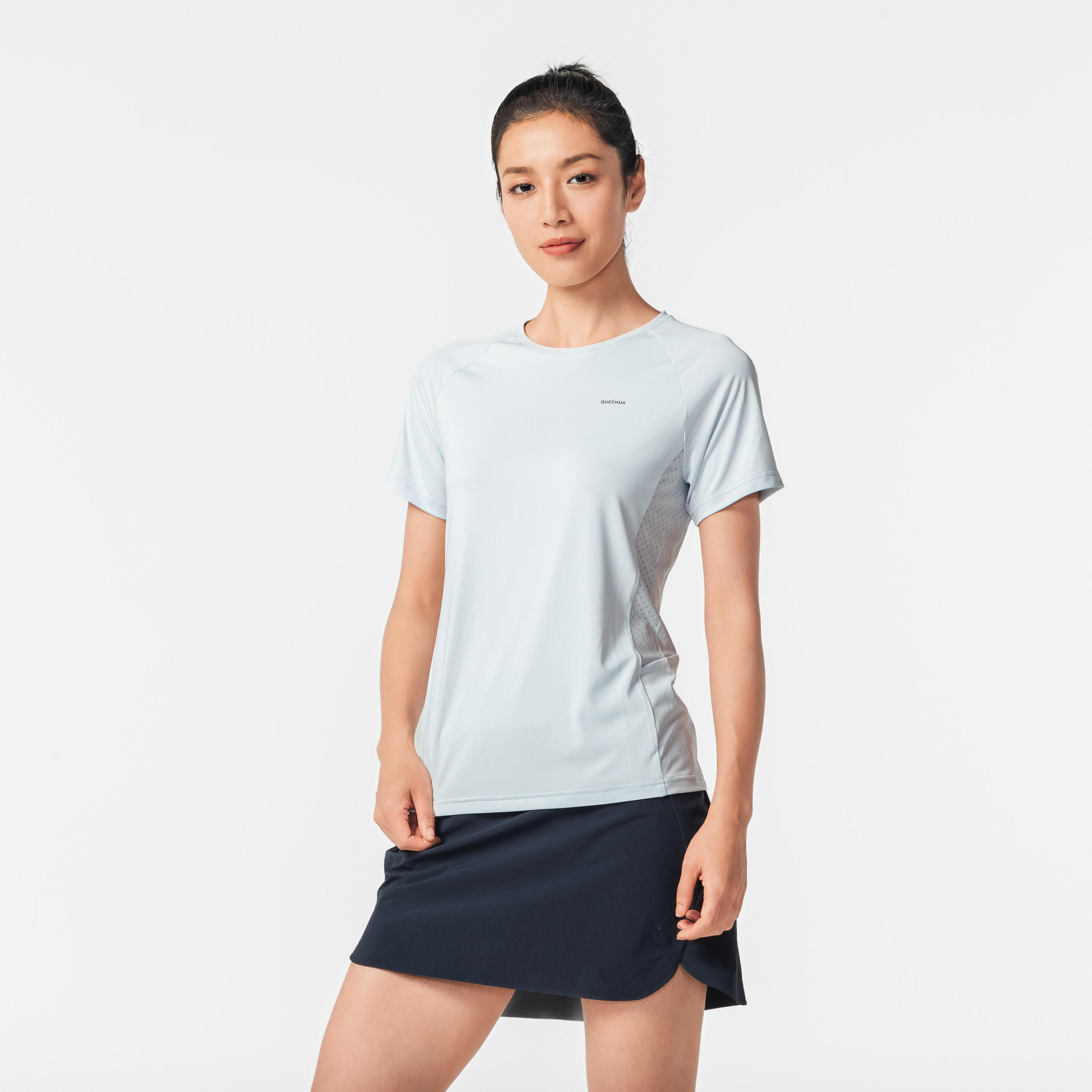 Hosenrock Rock/Shorts Damen Bergwandern - MH500 blau 27/62