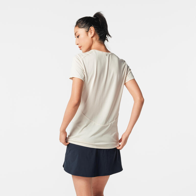 Women’s Mountain Walking Short-Sleeved T-Shirt MH100