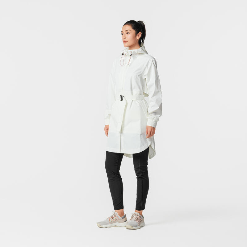 女款長版防水登山健行外套 NH Raincut