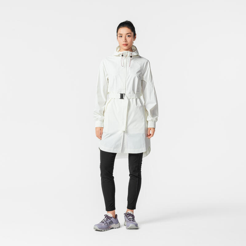 女款長版防水登山健行外套 NH Raincut