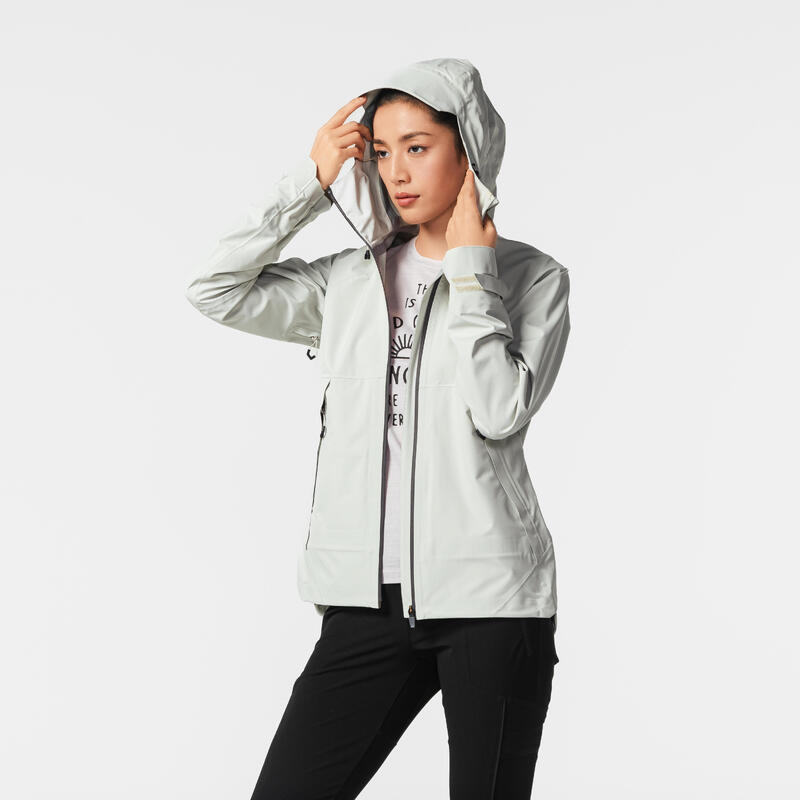 Women's Waterproof Mountain Walking Jacket - MH500