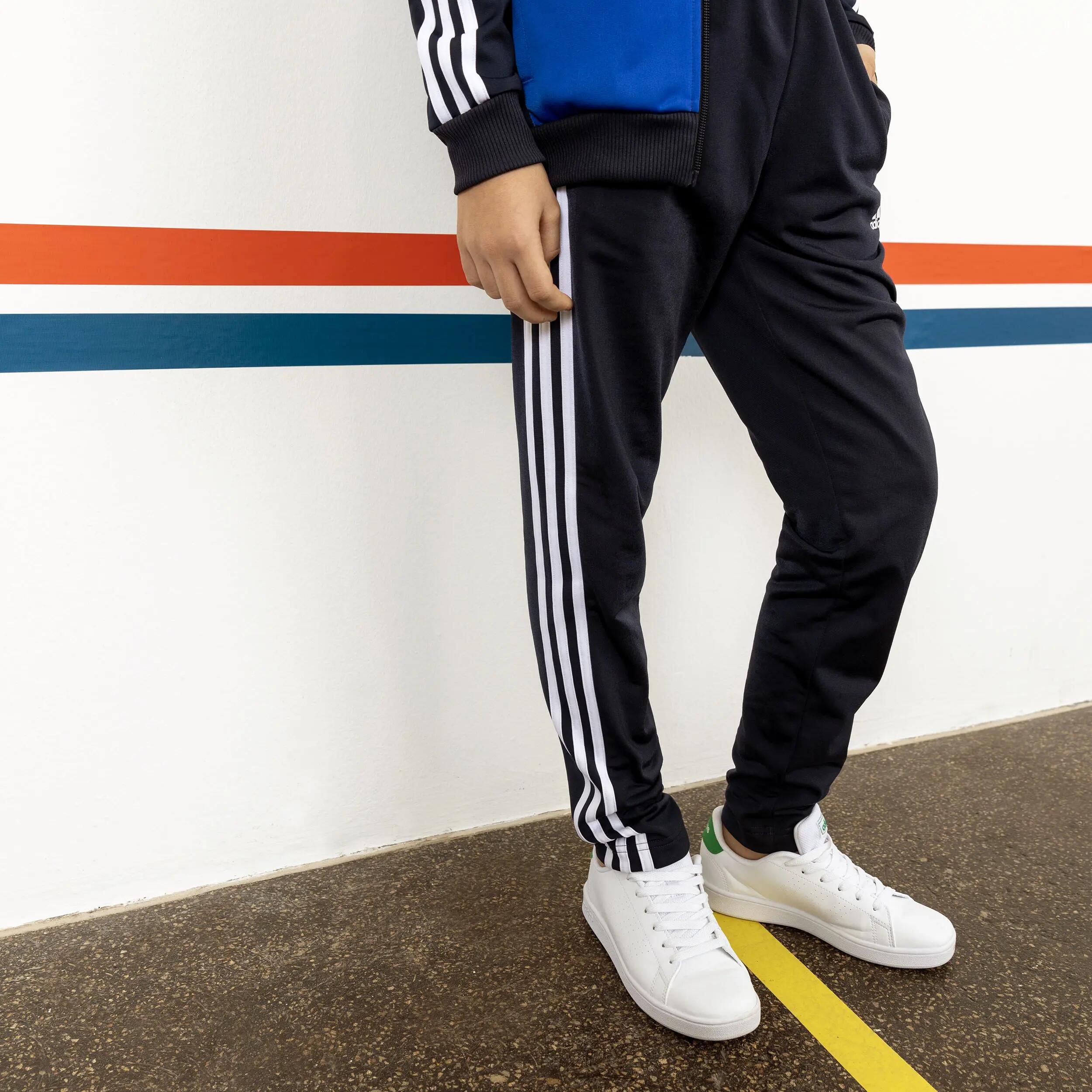 Kids' Sports Tracksuit - Blue Colourblock 13/16