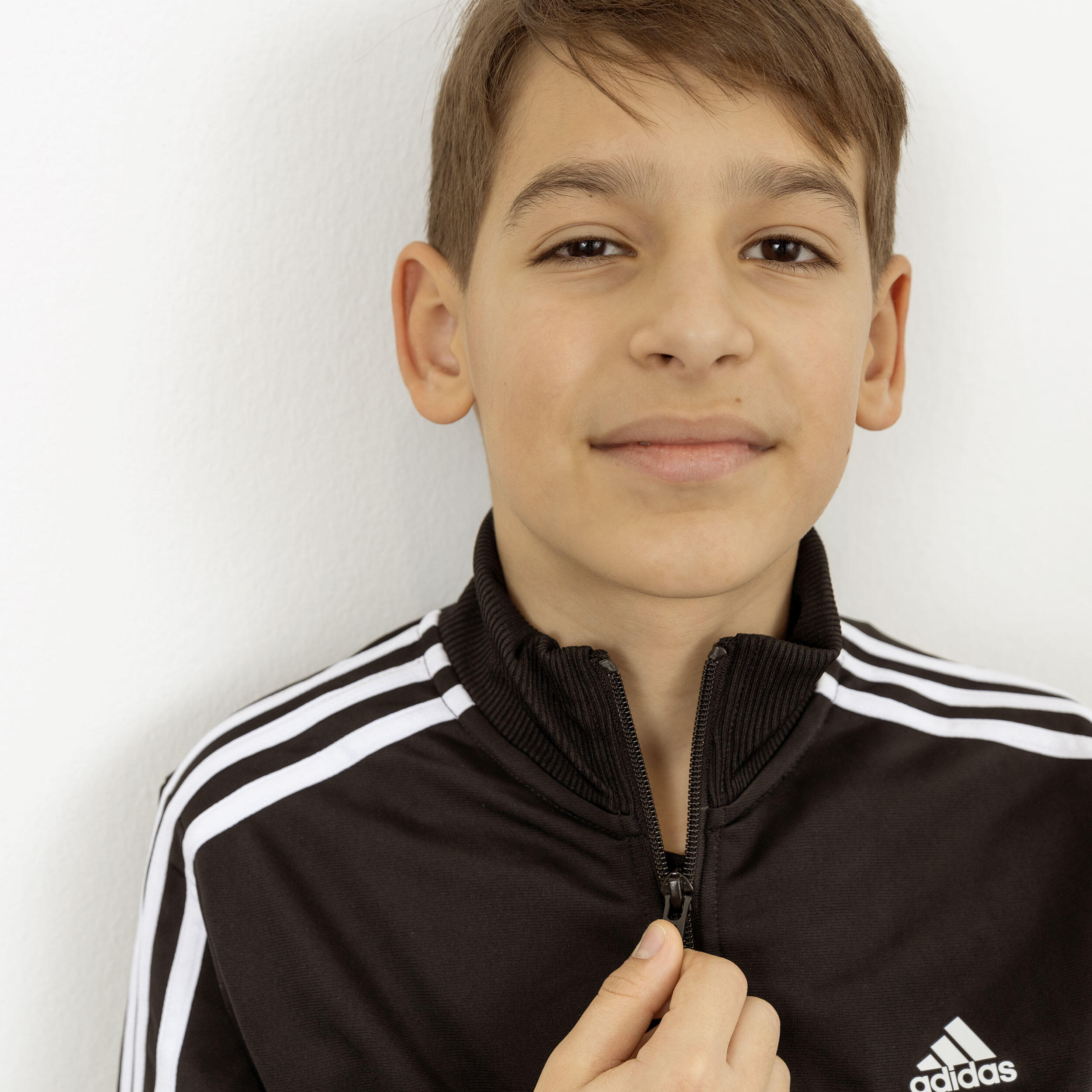 Survêtement colorblock de sport adidas enfant noir 12/18