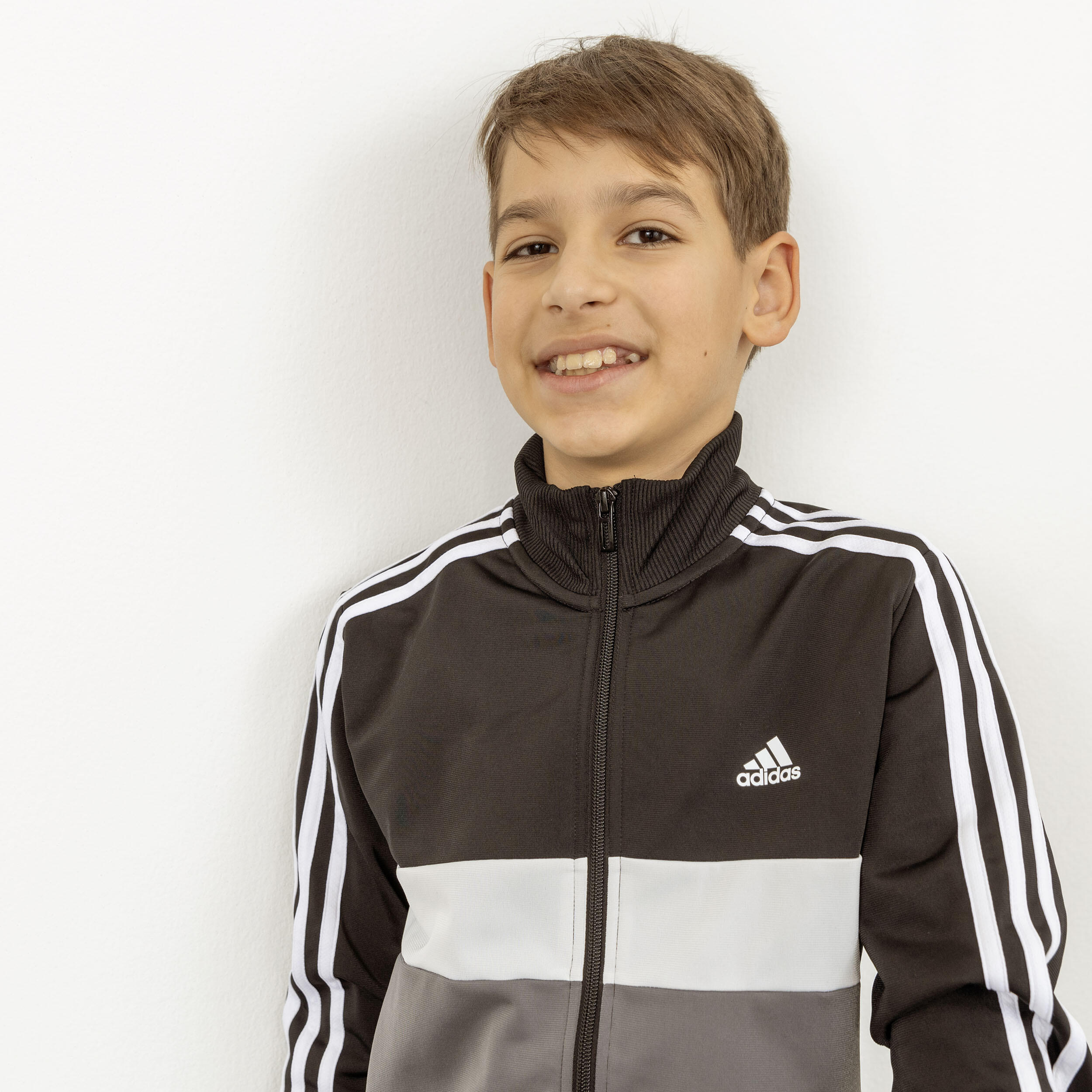 Survêtement colorblock de sport adidas enfant noir 11/18