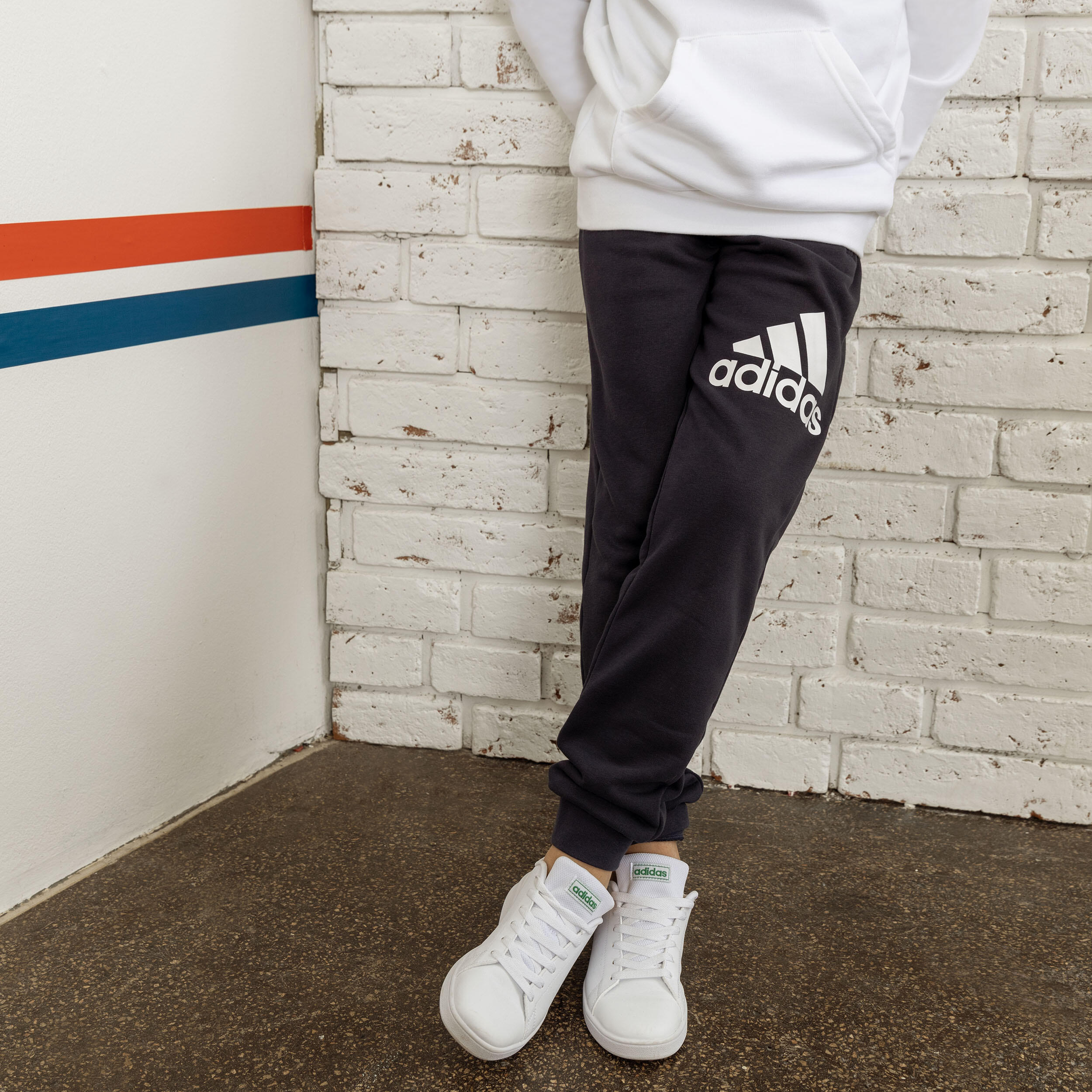 adidas Pantaloni da jogging blu per bambini