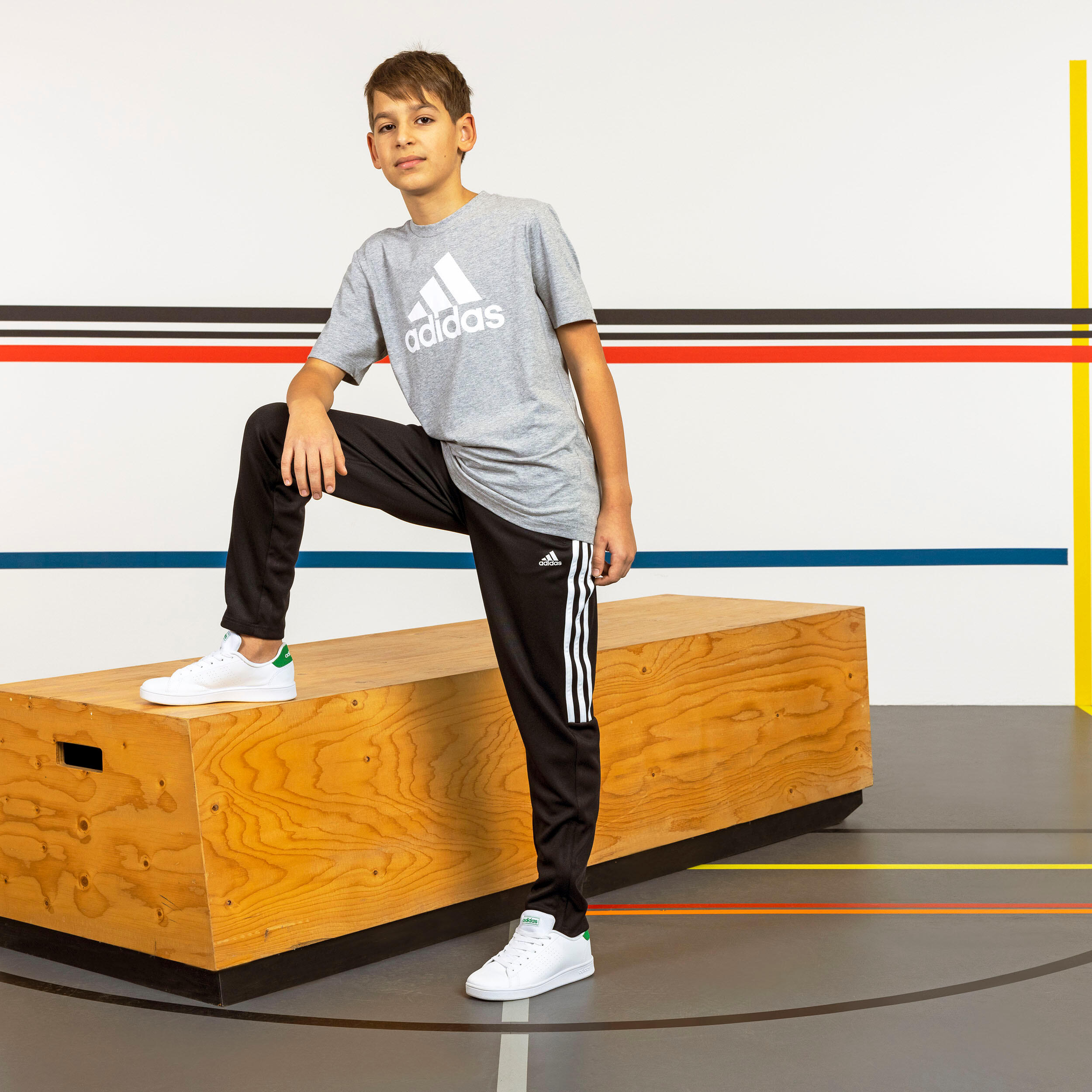 Pantaloni della tuta da ginnastica per bambini - nero adidas