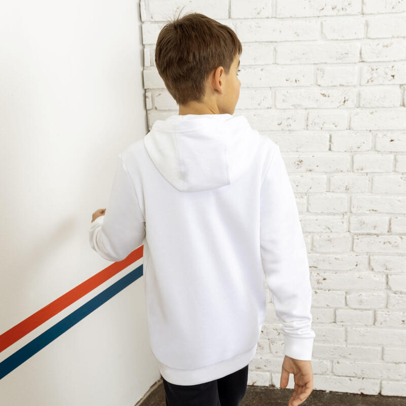 Sudadera adidas Niños Blanco Capucha