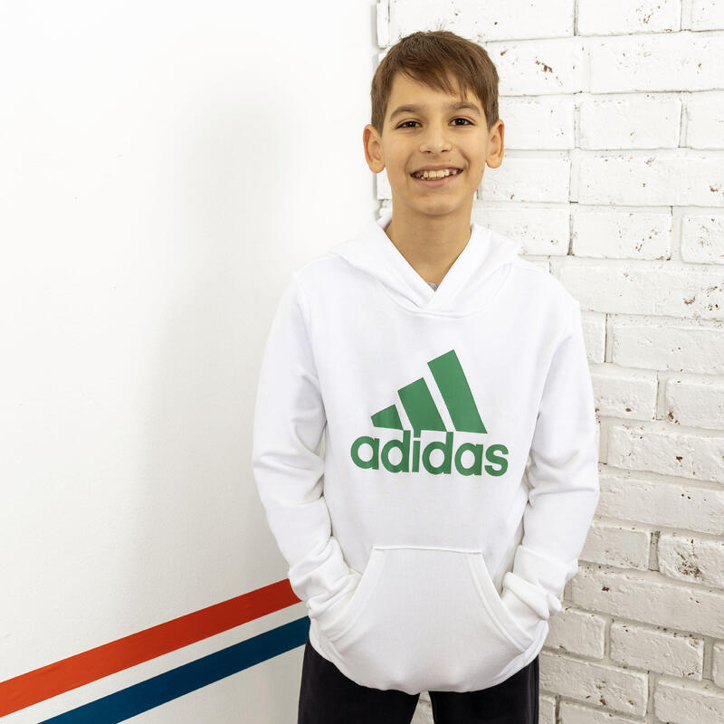 Sweat-shirt à capuche adidas enfant blanc