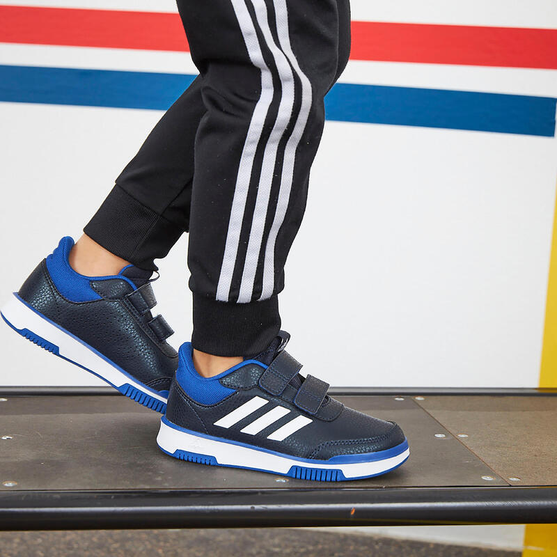 Dětské boty na suchý zip Adidas Tensaur černo-modré