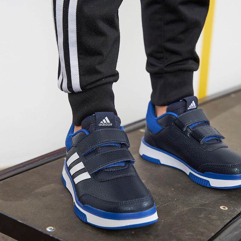 Adidas Turnschuhe Kinder Klettverschluss - Tensaur schwarz/blau 