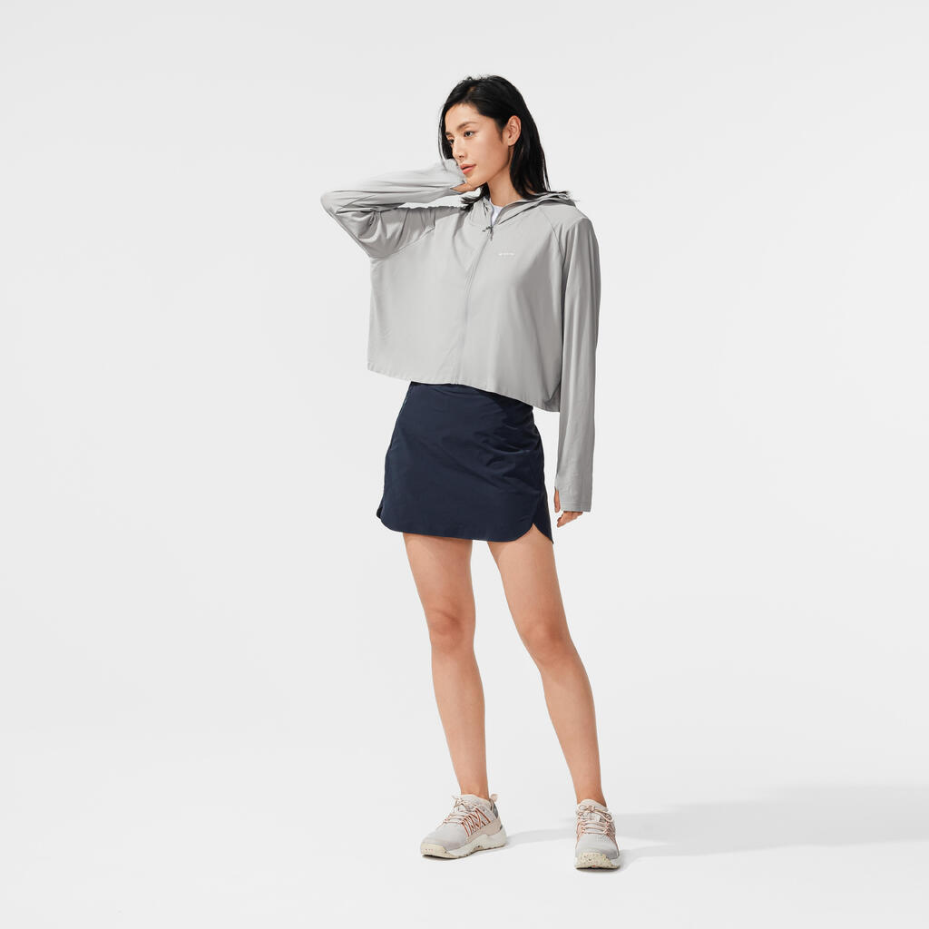 Falda-short de senderismo montaña - MH500 - Mujer 