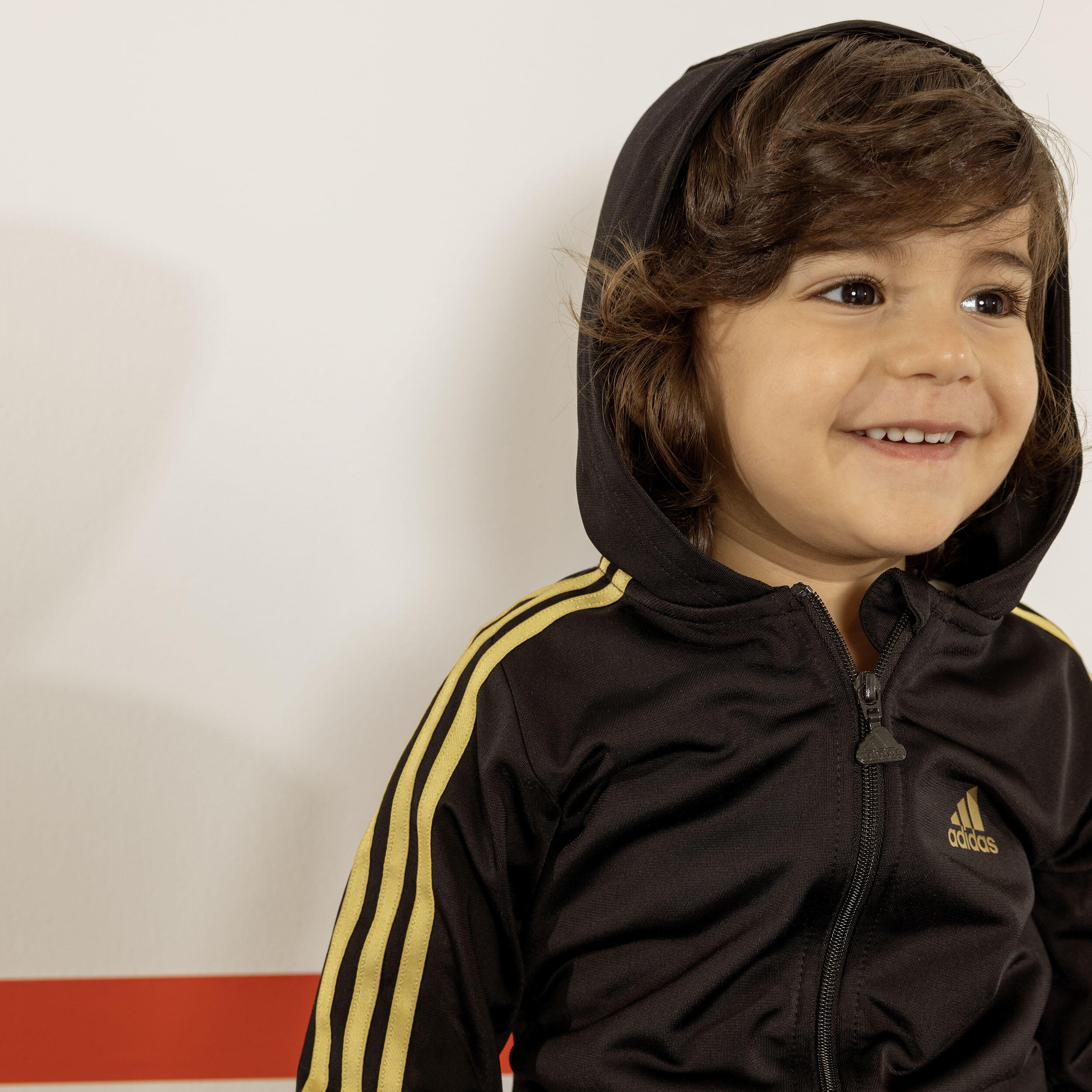 Tracksuit adidas baby black gold